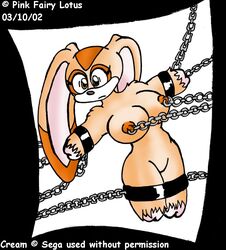 2002 amputee breasts color cream_the_rabbit exposed_breasts female female_only fur furry no_legs pink_fairy_lotus quadruple_amputee rabbit sega solo sonic_(series) still_alive