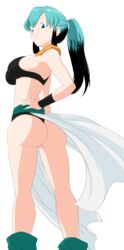 ass bulchi bulma_briefs caisama chichi dragon_ball dragon_ball_super dragon_ball_z fusion hypothetical_fusion looking_at_viewer no_eyewear sideboob