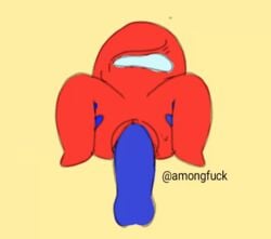 among_us amongfuck animated blue_(among_us) blue_penis gif penis pussy red_(among_us) reverse_suspended_congress spread_legs sweat vagina vaginal_penetration