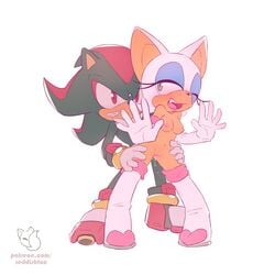 1girls cum female male male/female nipples nude red_eyes reddishfox_(artist) rouge_the_bat sega shadow_the_hedgehog sonic_(series) sonic_the_hedgehog_(series) tagme vaginal_penetration