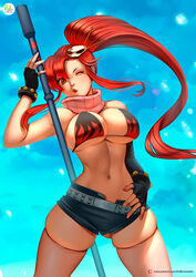 yoko littner from tengen toppa gurren lagann by didi esmeralda