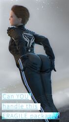 1girls 3d ass ass_grab behind blonde_hair blue_eyes bodysuit brown_hair brunette butt caption curvaceous curvy curvy_figure dat_ass death_stranding dirty_blonde_hair eyebrows eyelashes eyes female fragile_(death_stranding) hair hips horny hourglass_figure inviting_to_sex kojima_productions lea_seydoux legs light_skin lips presenting_ass seductive_look sexually_suggestive short_hair spread_ass thick thick_legs thick_thighs thighs voluptuous wet wide_hips