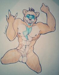 glamrock freddy (fnaf) from five nights at freddy's