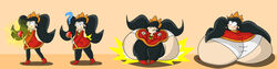 1girls ? alternate_breast_size ashley_(warioware) ass ass_expansion big_ass big_butt black_hair butt_expansion butt_growth clothed clothes clothing dress expansion female female_only hips huge_ass huge_butt human hyper hyper_ass hyper_butt large_ass large_butt magic_wand mario_(series) nintendo panties pantyhose red_dress sequence shadow shoes solo_female spellcastah standing surprised thick thick_ass twintails warioware white_panties white_skin