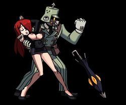 breastless_clothes breastless_clothing edit female female_focus jomokin parasoul skullgirls topless_dress