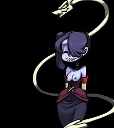 breastless_clothes breastless_clothing edit female female_focus jomokin leviathan_(skullgirls) skullgirls squigly topless_dress