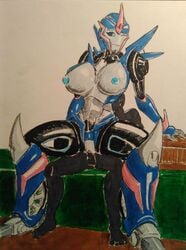 alien alien_girl anon arcee big_breasts blue_eyes blue_nipples breasts busty faceless_male honooafterdark huge_breasts machine penetration penis pussy reverse_cowgirl_position robot robot_girl sitting_on_penis size_difference thick_legs thick_thighs transformers transformers_prime vagina vaginal vaginal_penetration vaginal_sex