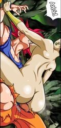 1girls close-up dragon_ball dragon_ball_super female female_saiyan fusion kefla male potara_earrings son_goku super_saiyan_god tournament_of_power universe_6/universe_7 universe_6_girls universe_6_saiyan/universe_7_saiyan vaginal_penetration vercomicsporno