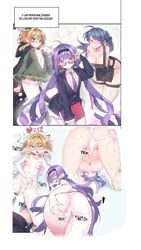 after_sex artist_request edit female manhwa pussy sex split_screen