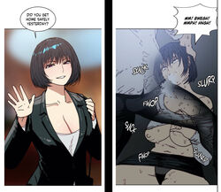 before_and_after broken_rape_victim censored crying edit female instant_loss_2koma manhwa rape sex smile split_screen