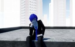 3d barefoot character_request crossover feet feet_up female foot_fetish ino_yamanaka kaito_(vocaloid) male mmd naruto naruto_(series) project_diva stomp stomping tagme trample trampling video weird_crossover