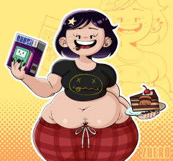 aiko_starrah_(zhero) bbw big_belly cake meme pubic_hair tagme thick_thighs wide_hips zhero