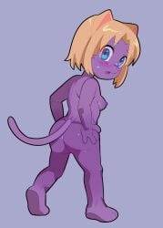 1girls 2025 anthro anthro_female anthro_only anthro_solo ass big_ass big_breasts blonde_female blonde_hair blue_eyes blush blushing breasts butt_focus cat cat_ears cat_girl cat_tail catgirl completely_naked completely_naked_anthro completely_naked_female completely_nude completely_nude_anthro completely_nude_female crybleat cub domestic_cat eyebrows eyebrows_visible_through_hair felid feline felis female female_cub female_only fur furry furry_female furry_only hands_on_ass looking_at_viewer naked naked_anthro naked_female nervous nude nude_anthro nude_female open_mouth original_character purple_body purple_fur request simple_background small_breasts solo solo_anthro solo_female sweatdrop tail trans_woman_(lore) url white_nose young young_anthro young_female