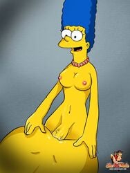 1boy 1futa anal anal_sex breasts color cum cum_in_ass cum_inside dickgirl futa_on_male futanari human insertion intersex male marge_simpson nipples nude penis sex sheanimale tagme the_simpsons