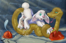 anal_sex bunny carribeanfox cum disney furry gay hypnosis male_only mind_control paws penis rape restrained robin_hood_(disney) sir_hiss skippy_(robin_hood) snake tail_masturbation tongue what