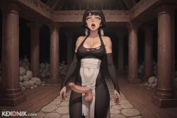 1futa 1futanari ahe_gao ai_generated bangs big_nipples black_eyes black_hair bleach breasts cleavage cock dick dickgirl drool drool_string drooling futa_only futanari g-string huge_testicles kexonik legs_together light-skinned_futa medium_breasts narrow_waist open_mouth pelvic_curtain penis petite petite_body puffy_nipples rolling_eyes sagging_breasts saliva saliva_drip saliva_string saliva_trail scrotum short_hair short_hair_with_long_locks skin_tight skindentation skinny slim soifon solo standing sui-feng toned tongue_out torn torn_clothes
