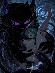 1boy 1boy1girl 1girls ai_generated animal_ears ass blue_hair breasts_apart child_bearing_hips curvaceous curvaceous_ass curvaceous_body curvaceous_female curvaceous_figure curvaceous_hips curvaceous_thighs curvy curvy_body curvy_female curvy_figure curvy_hips curvy_thighs female female_focus folded fucked_into_submission fucked_senseless fucked_silly goth goth_girl grabbing_from_behind grey_skin head_tilt hoodie large_ass league_of_legends moaning monster_sex pink_eyes riot_games self_insert shadow spread_legs spread_pussy spreading_ass thick thick_hips thick_legs vex_(league_of_legends) waifu yordle
