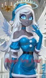 emily (hazbin hotel) from christmas by deskk