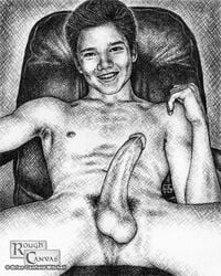 actor balls black_and_white boner caucasian caucasian_male celebrity erect_nipples erect_penis erection freddie_benson hard_on icarly in_character looking_at_viewer male male_only monochrome muscles muscular muscular_male nathan_kress nickelodeon nude pinup presenting_penis proud_of_his_cock rough_canvas sketch smooth_chest smooth_skin spread_legs teen_boy uncolored