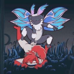1:1 2_horns 2d_animation 4_fingers anal anal_sex animated anthro anthro_on_anthro anthro_penetrated anthro_penetrating anthro_penetrating_anthro arthropod ass balls big_balls big_butt big_penis blue_body blue_eyes blue_feathers blue_mask blue_wings blush bouncing_balls bouncing_butt erection eyes_mostly_closed fairy fangs feathers female female_on_bottom female_penetrated fingers fur genitals gloves_(marking) grass grey_balls grey_body grey_fur grey_horn grey_mask grey_penis grey_wings grin grinion grinion_(species) hair head_feathers hix_(strikerman) holding_penis horn insects interspecies leg_markings lepidopteran loop male male/female male_on_top male_penetrating male_penetrating_female markings monster_boy moth narrowed_eyes nude on_bottom on_top one_eye_closed open_mouth outside penetration penis plant purple_body purple_feathers red_body red_fur red_hair sex shaking sharp_teeth skashi95 smile smiley_cindy_(skashi95) socks_(marking) spread_wings teeth thick_thighs trembling unusual_position white_eyes wings