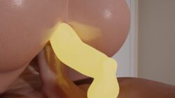 1boy 1girls 3d anal ass close-up cowgirl_position dildo dildo_in_ass double_penetration faceless_female faceless_male female gelzy male mercy nude overwatch penis pussy sex shiny_skin vaginal_penetration wet_skin