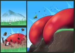 ass_expansion ass_growth big_ass big_breasts big_butt boobs_expansion breast_expansion breast_growth breast_growth_(enlargement) brimstone_elemental bucket_(unknown80000) butt_expansion calamity_mod cave comical crimson_skin expansion expansion_sequence fire_hair fire_head floating giantess giantess_growth growing hourglass_expansion hourglass_figure hourglass_figured_female huge_ass huge_boobs huge_breasts huge_butt inflation inflation_fetish lava magma red_skin terraria terraria_mod underworld unknown80000