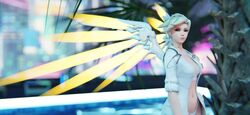 3d angela_ziegler doctor lingerie lowres mercy overwatch swiss_angel