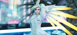 3d angela_ziegler doctor lingerie lowres mercy overwatch swiss_angel