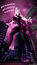 1girls 3d 3d_(artwork) big_breasts breasts building buildings city cryowolfnine female female_focus female_only ghost-spider giantess gwen_stacy gwen_stacy_(earth-65) gwen_stacy_(spider-verse) large_boobs large_breasts marvel solo solo_female solo_focus sony spider-gwen spider-man:_across_the_spider-verse spider-man:_into_the_spider-verse spider-man_(series)