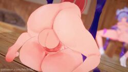 3d ahegao animated audible_creampie audible_ejaculation balls big_balls big_breasts big_penis bouncing_balls canine_genitalia canine_penis cum_in_pussy cum_inside cumflation cumming drooling full-package_futa futa_with_female futanari genshin_impact head_grab heart-shaped_pupils huge_cock impregnation knot knotted_penis knotting longer_than_30_seconds mating_press moaning mob3d overflowing_cum penis_on_face pink_hair plap_(sound) pumping_cum purple_eyes raiden_shogun sex sound tagme thighhighs throbbing vaginal vaginal_knotting vaginal_penetration vaginal_sex video yae_miko yumemizuki_mizuki