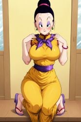 chichi from dragon ball by cykrixai