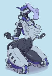 female kneeling penis penis_on_face robot saidra solo spectre_(titanfall) testicles thick_thighs titanfall