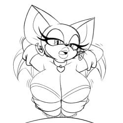 rouge the bat from sega by omegasunburst