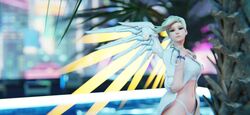 3d angela_ziegler doctor lingerie lowres mercy overwatch swiss_angel