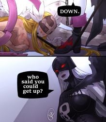 angewomon from digimon by palegloss