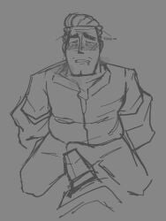 syofreaky male male_only mayor_jerry 2026 disney pixar monochrome hoppers tagme