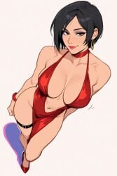 ada wong from resident evil by fr34ky