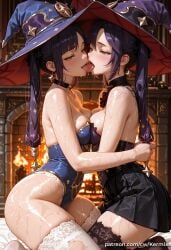 mona (genshin impact) from genshin impact by kermixx