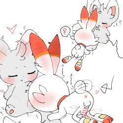 1:1 2025 anus aroused barely_visible_genitalia barely_visible_vulva biped bipedal_feral blush blushing_profusely bodily_fluids body_blush breath censored censored_genitalia cheek_tuft chest_tuft closed_eyes cunnilingus digital_drawing_(artwork) digital_media_(artwork) dripping duo ear_blush facial_tuft female female_symbol feral fluffy fluffy_tail front_view fur furrowed_eyebrows gender_symbol generation_5_pokemon generation_8_pokemon genitals grey_body grey_fur head_tuft heart_reaction heart_symbol hi_res in_heat inner_ear_fluff interspecies japanese_text male male/female minccino nintendo onomatopoeia oral paws penis pictographics pink_penis pokemon pokemon_(species) red_body red_fur sakaniyame saliva saliva_drip scorbunny scut_tail sequence sequential_arrow sex shocked short_tail simple_background sleep_sex sleeping sound_effects symbol tail tail_motion tailwag tapering_penis text tuft vaginal_penetration vowelless vowelless_sound_effect vulva vulva_blush white_background white_body white_fur zzz