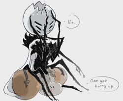 2girls blush bug bug_girl cunnilingus dialogue first_sinner_(hollow_knight) fur hollow_knight hollow_knight:_silksong hollow_knight_(franchise) lesbian_sex pussy pussy_juice spider spider_girl team_cherry weaver_(hollow_knight) widow_(hollow_knight) yuri
