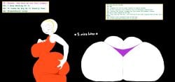 ass_expansion ass_transformation big_ass big_breasts help44com homestuck hyper hyper_ass hyper_breasts identity_death immobile kanaya_maryam large_ass large_breasts mind_break rose_lalonde transformation