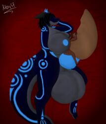 2017 anthro anthro_on_anthro anthro_penetrated anthro_penetrating anthro_penetrating_anthro antlers balls big_balls big_breasts big_penis black_hair black_hooves black_nose blue_body blue_horn blue_nipples blue_penis breasts brown_body brown_fur brown_hair deer dragon duo female female_penetrated fur genitals grey_balls grey_horn gynomorph gynomorph/female gynomorph_penetrating gynomorph_penetrating_female hair hooves horn huge_balls huge_breasts huge_cock hyper hyper_genitalia hyper_penis intersex intersex/female intersex_penetrating intersex_penetrating_female knot knotted_penis larger_gynomorph larger_intersex living_condom lying mammal multicolored_body multicolored_fur mythological_creature mythological_scalie mythology nexy nipples non-mammal_balls non-mammal_nipples on_side penetration penis penis_shaped_bulge red_background ridiculous_fit scalie sex simple_background size_difference sleeping smaller_female vaginal_penetration white_antlers