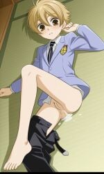 haninozuka mitsukuni from ouran high school host club by mitsukuni