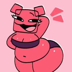 animated animated_gif ass big_ass bra brassiere breasts breathotter chubby clothed fat fat_gut gif goops_(breathotter) hand_on_head huge_ass jiggle jiggle_physics jiggling jiggling_ass jiggling_boobs jiggling_breasts jiggling_tits looking_at_viewer mr_otter_breath panties smiley_face smiling thick_ass thick_thighs thighs
