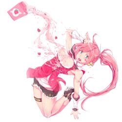 1female 1girls 2d 2d_(artwork) 2d_artwork :d ahoge alternate_version_available aqua_eyes arm_down arm_up arm_warmers armpits arms armwear artist_request average_breasts background bad_id bad_pixiv_id bandeau bangs bangs_between_eyes bare_legs bare_shoulders bare_thighs black_heels black_legband black_miniskirt black_skirt blue_eyes breasts breasts_out breasts_out_of_clothes breasts_outside carton carton_of_milk character_name detailed_shading digital_art digital_drawing digital_drawing_(artwork) digital_media digital_media_(artwork) drink english_text eyelashes eyes eyeshine face_tattoo female female_only flying food frilled_skirt frills fruit fruits girl green_lights grey_headphones grey_headwear hair hand_on_head happy happy_expression headphones headphones_on_head heels led_light legband legs levitating levitation light-skinned_female light_skin lips long_hair longline_tube_top medium_breasts milk milk_carton miniskirt mostly_clothed mostly_clothed_female neon_lights nipples nipples_out nipples_outside no_bra no_eyebrows no_sleeves pink_areola pink_areolae pink_eyelashes pink_hair pink_hair_female pink_nipples pink_star pink_vest pixiv pixiv_link ponytail pose posing pulled_down pulled_down_top reupload reuploaded sfw_version_available shaded shiny shiny_skin shoulders side_ponytail simple_background skirt sleeveless_shirt smile smiling soaked soaked_clothes solo solo_focus st_media star strawberry strawberry_milk synthesizer_v tagme tagme_(artist) tattoo tattoo_on_face tattoo_on_shoulder teeth teeth_showing teeth_visible text tight_clothing tight_skirt tube_top tubetop uni_(sv) uni_(vocaloid) unknown_artist vest visible_teeth vocaloid vocaloid_4 white_armwear white_background white_bandeau white_frill white_frills white_top white_tube_top white_tubetop zettai_ryouiki