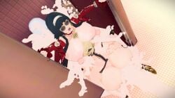 2026 3d astra_yao bathroom black_hair blonde_hair blowjob bodyguard camtri closed_eyes cum cum_all_the_way_through cum_explosion cum_in_mouth cum_inside cum_through evelyn_chevalier excessive_cum exposed_breasts female futa_with_female futanari glasses hard_nipples huge_breasts hyper hyper_breasts hyper_cum kneeling lots_of_cum naked naked_female nude nude_female open_mouth zenless_zone_zero