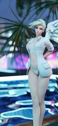 3d angela_ziegler doctor lingerie lowres mercy overwatch swiss_angel