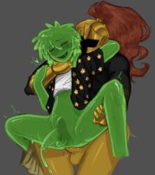 2boys anal armor avery_the_mayo averythemayo bulge choke_hold d3rlord3 drooling gay gay_sex half-dressed helmet looking_pleasured male_only minecraft muscular_male searching_for_a_world_that_doesnt_exist see-through_body slime slime_boy sweat