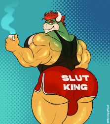 bowser from mario (series) by grumpyfloof