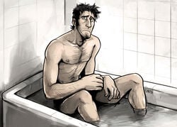 1boy adorable bathing bathroom bathtub cute cute_expression cute_face cute_male lintufriikki male male_focus male_only male_virgin nude nude_male sad sad_face sniper sniper_(team_fortress_2) tagme team_fortress_2 virgin virgin_male young young_male young_man